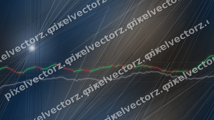 Nahtloser Neon Diagramm Hintergrund in Blau und Orange