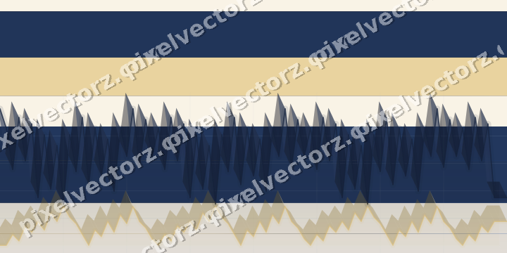 Glowing neon chart background in blue and amber