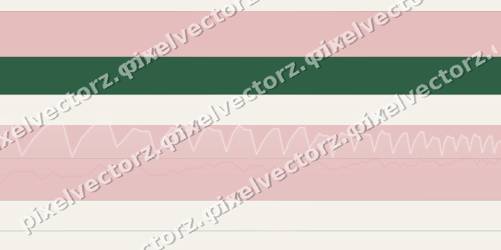 Glowing neon chart background in red and dark green