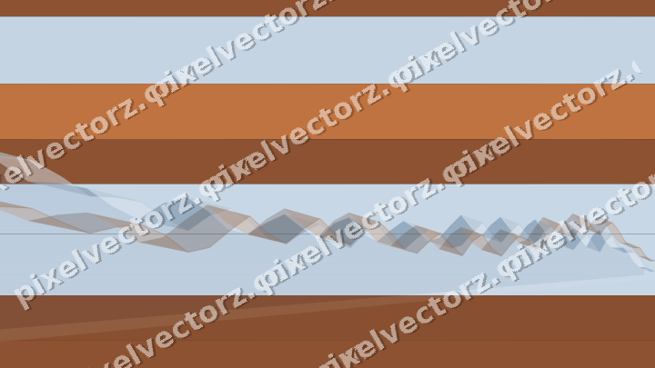 Glowing neon chart background in blue and orange