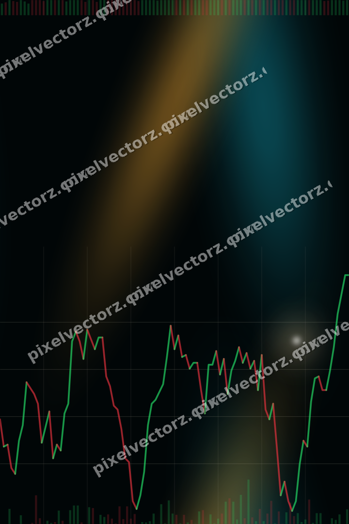 Nahtloser Neon Diagramm Hintergrund in Bernstein und Petrol