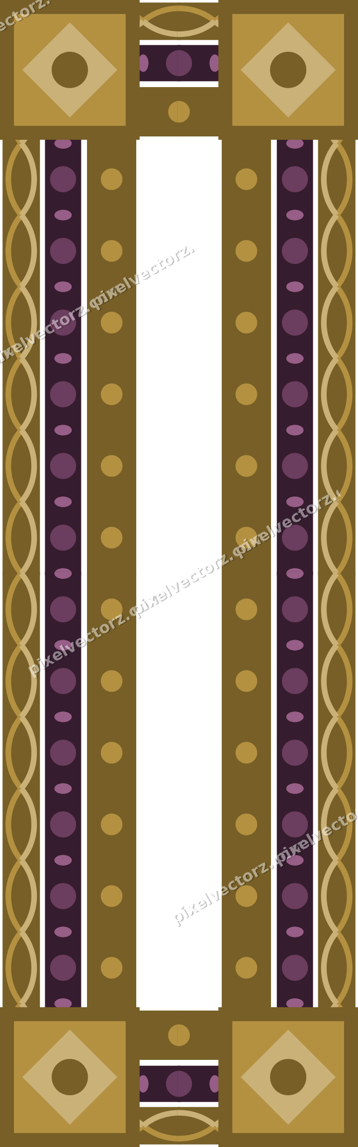 Decorative picture frame border in dark magenta with guilloche