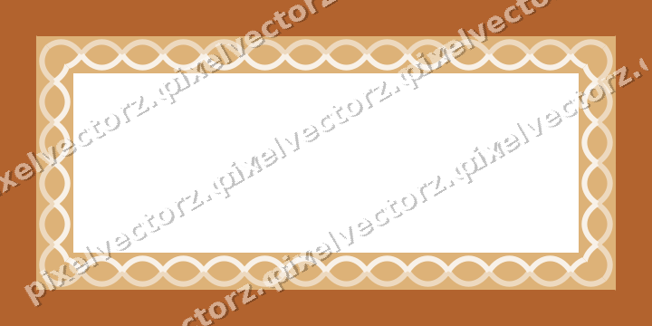Decorative picture frame border in dark green with guilloche