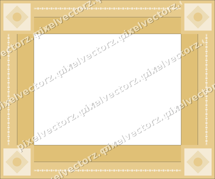 Decorative picture frame border in dark blue with bead and reel