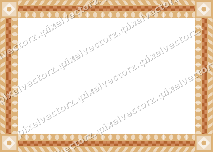 Decorative picture frame border in dark green with diagonal band