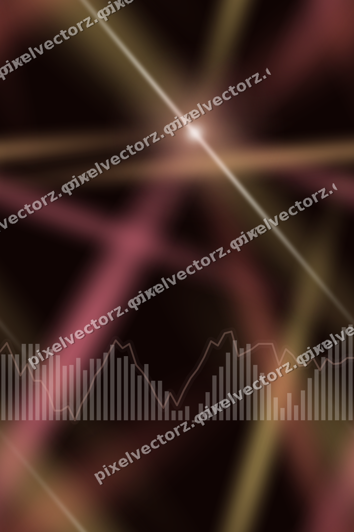 Nahtloser Neon Diagramm Hintergrund in Rot und Orange