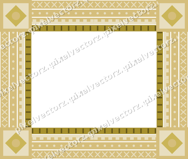 Decorative picture frame border in dark pink and red with step band