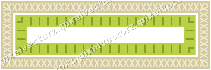 Decorative picture frame border in dark magenta with cross band