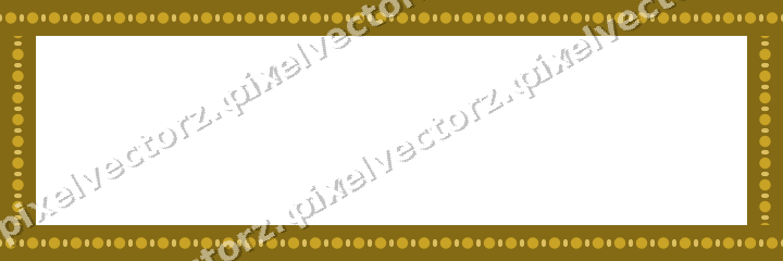 Decorative picture frame border in dark green with bead and reel