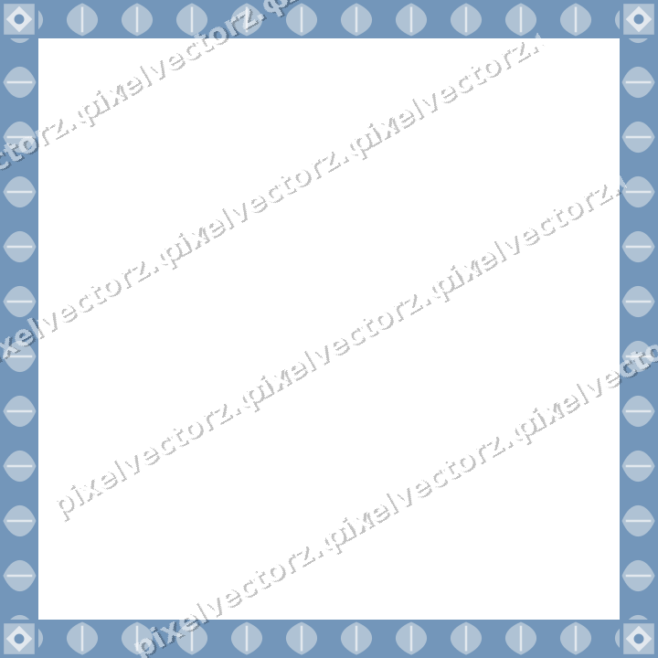 Decorative picture frame border in purple and blue with leaf moulding