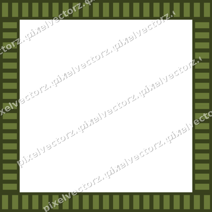 Decorative picture frame border in lime and pink with dentil