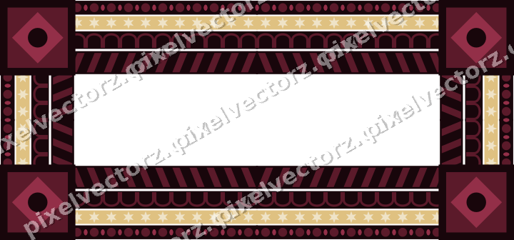 Decorative picture frame border in dark pink with bead and reel