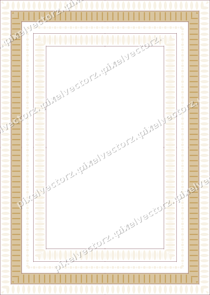 Decorative picture frame border in dark pink with leaf moulding