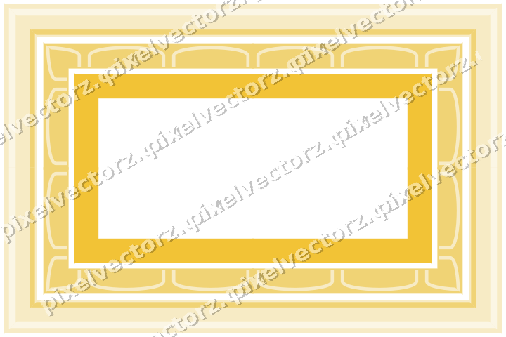 Decorative picture frame border in dark blue with arcade frieze