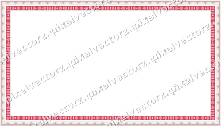 Decorative picture frame border in pale pink with egg and dart