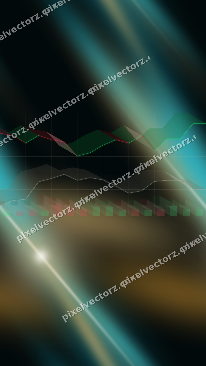 Nahtloser Neon Diagramm Hintergrund in Bernstein und Petrol