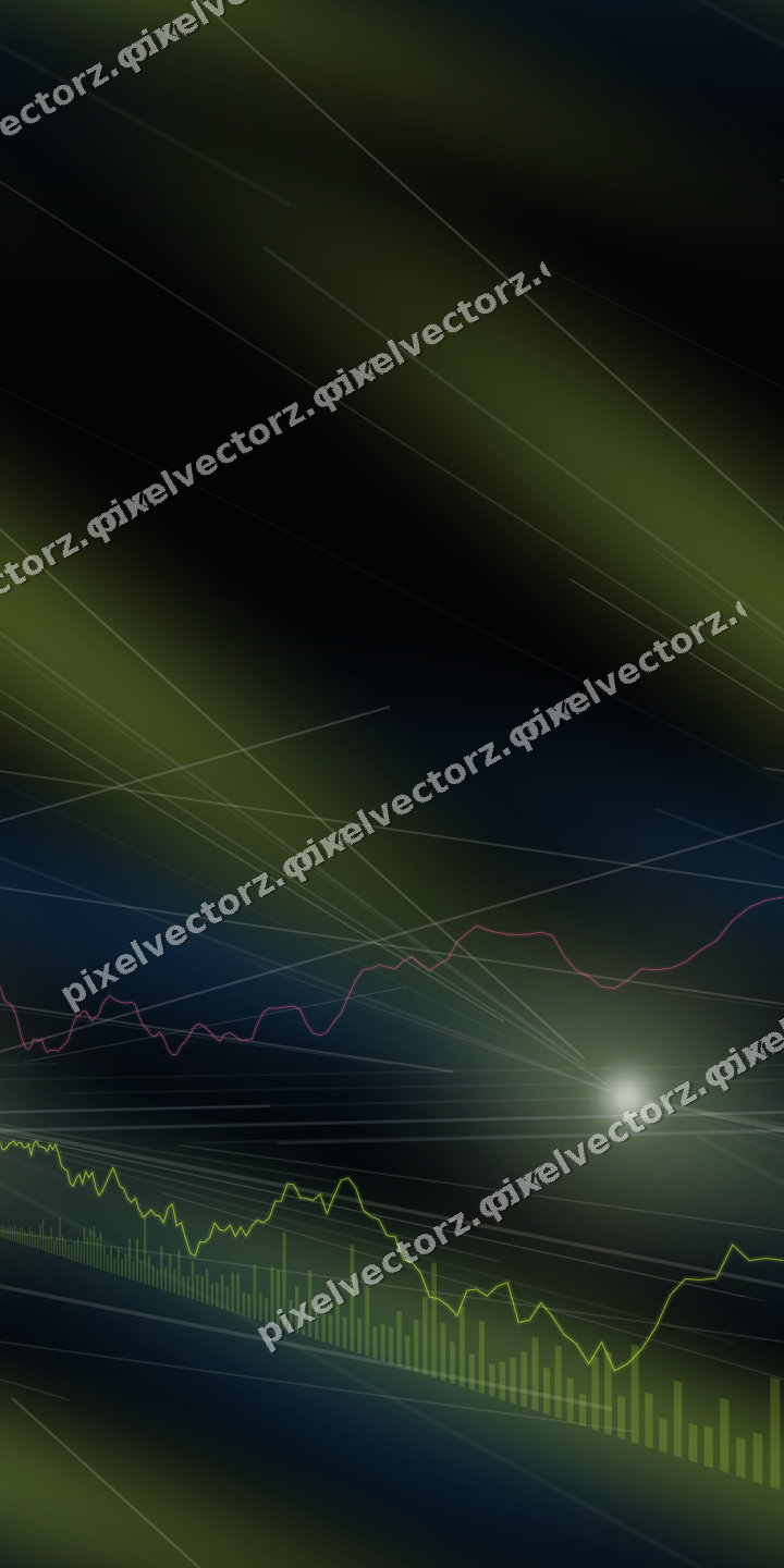 Nahtloser Neon Diagramm Hintergrund in Limette und Bernstein