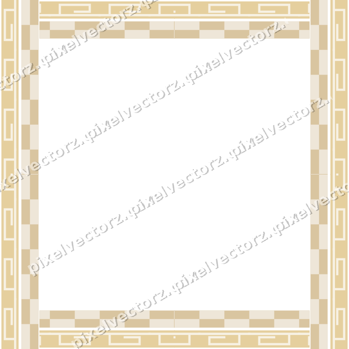 Decorative picture frame border in dark pink and red with greek key
