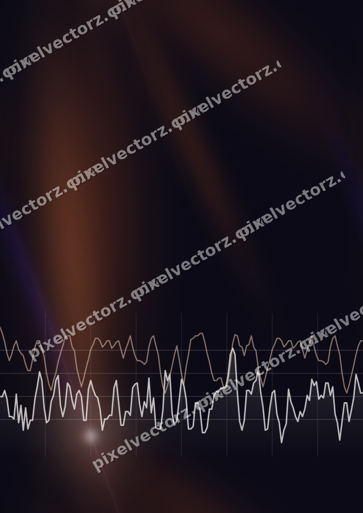 Nahtloser Neon Diagramm Hintergrund in Orange und Blau