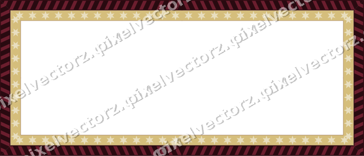 Decorative picture frame border in dark pink with diagonal band