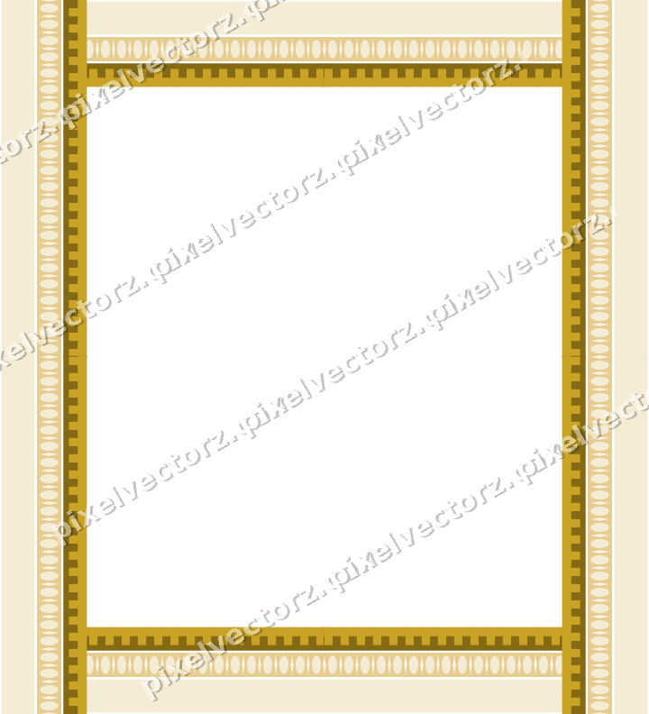 Decorative picture frame border in dark green with egg and dart
