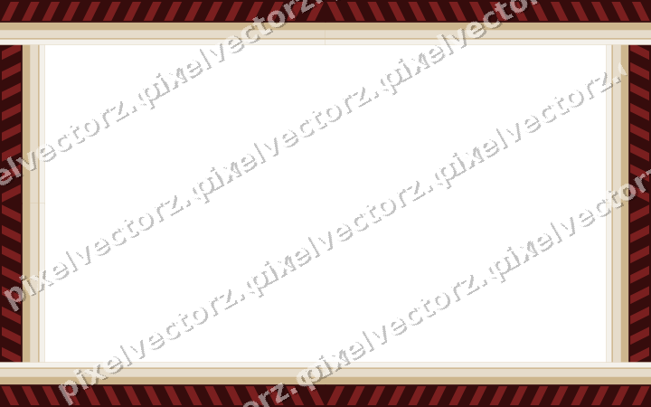 Decorative picture frame border in dark red with diagonal band