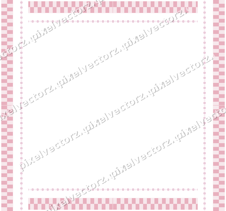 Decorative picture frame border in pale pink with bead and reel