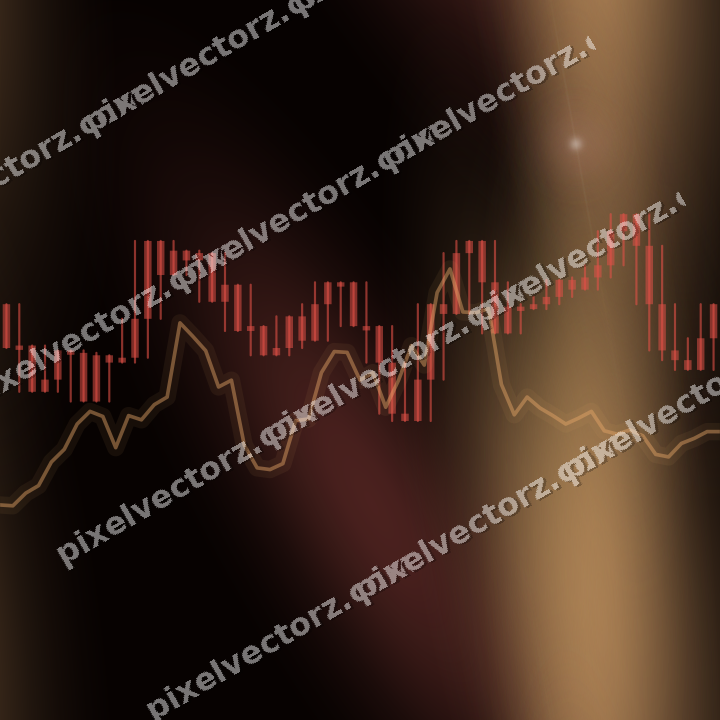 Nahtloser Neon Diagramm Hintergrund in Rot und Orange