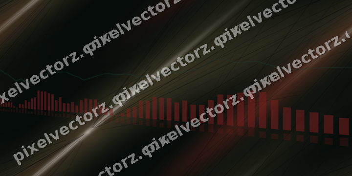 Nahtloser Neon Diagramm Hintergrund in Rot und Grün