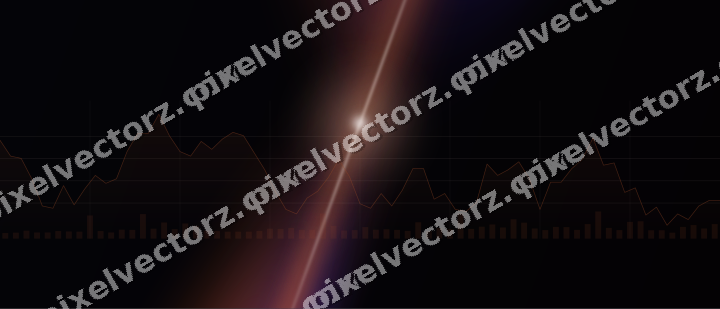 Leuchtender Neon Diagramm Hintergrund in Orange und Blau