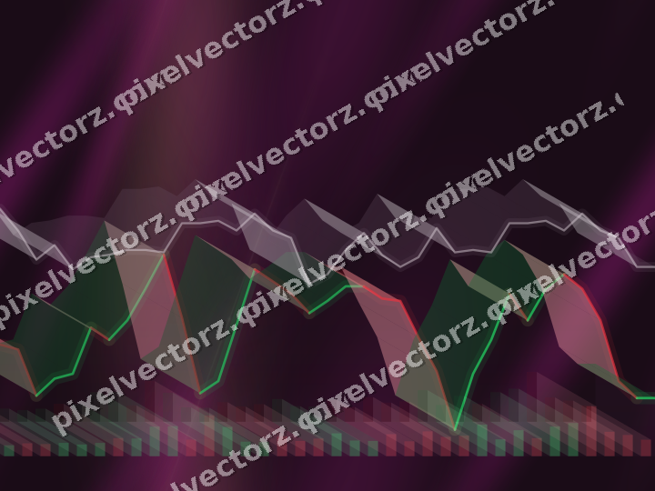 Nahtloser Neon Diagramm Hintergrund in Magenta und Bernstein
