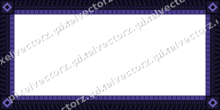 Decorative picture frame border in orange and blue with egg and dart