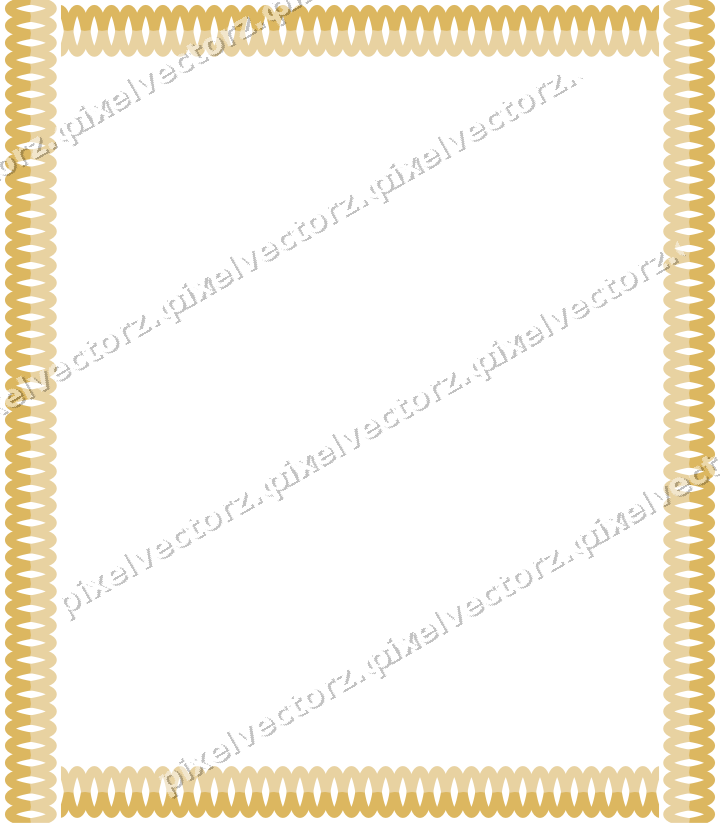 Decorative picture frame border in orange and amber with guilloche