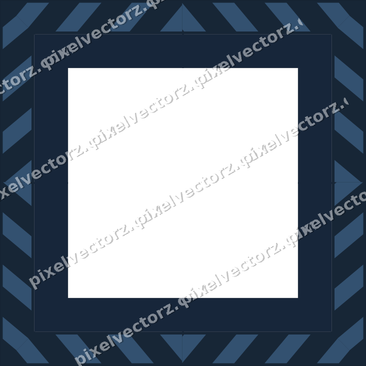 Decorative picture frame border in dark blue with diagonal band