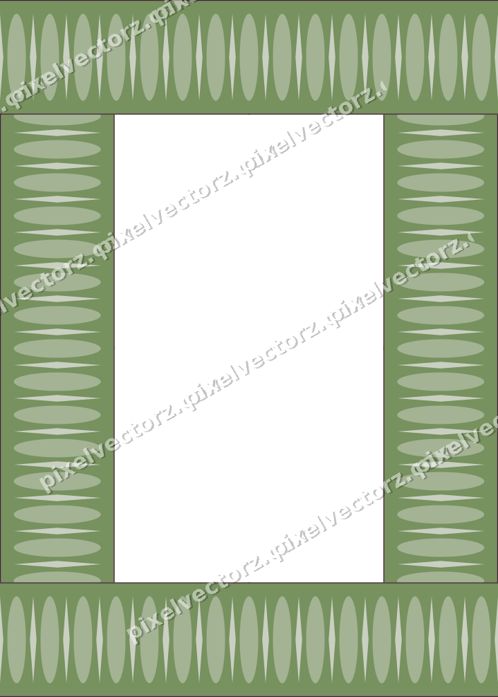 Decorative picture frame border in dark magenta with egg and dart