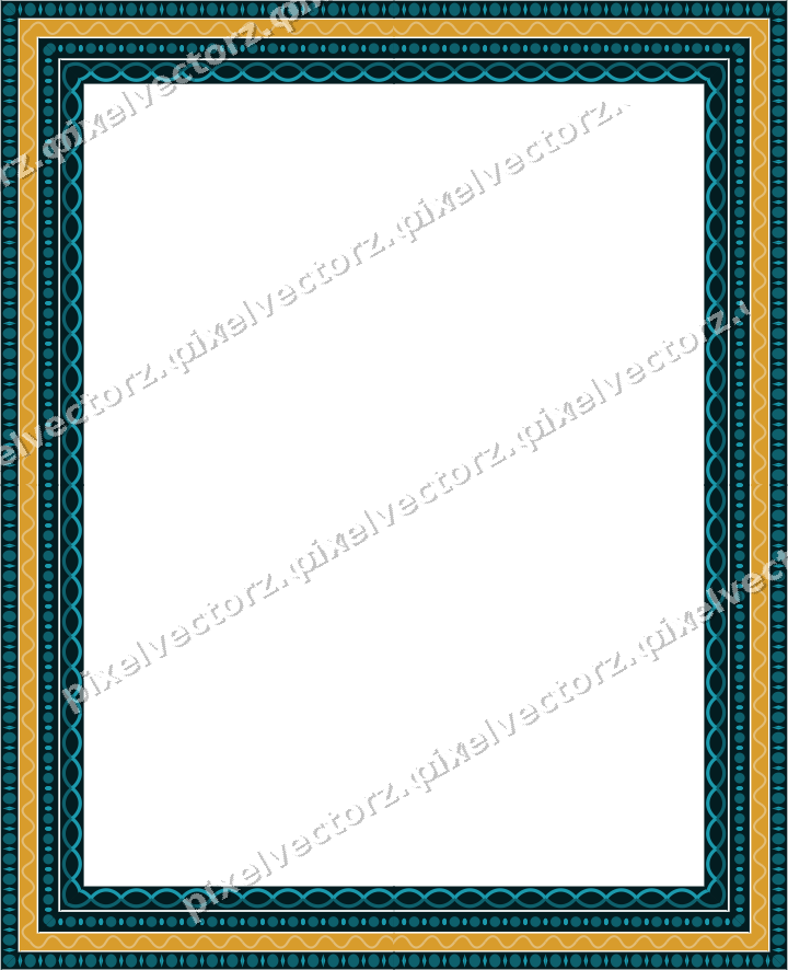 Decorative picture frame border in amber with egg and dart