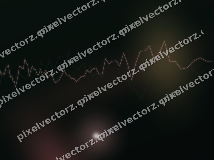 Leuchtender Neon Diagramm Hintergrund in Rot und Grün
