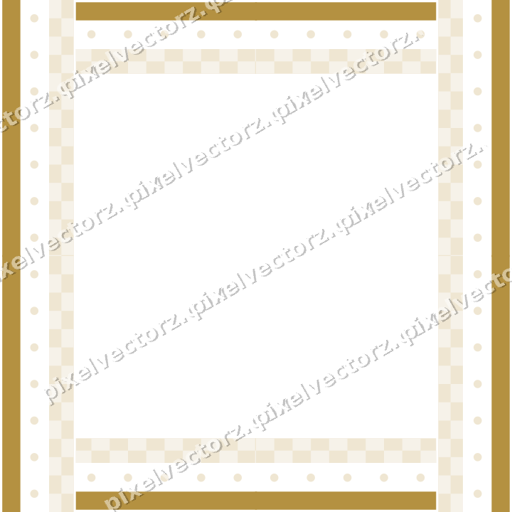 Decorative picture frame border in dark magenta and amber with dot row