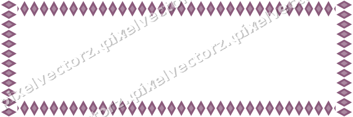 Decorative picture frame border in dark magenta with diamond band