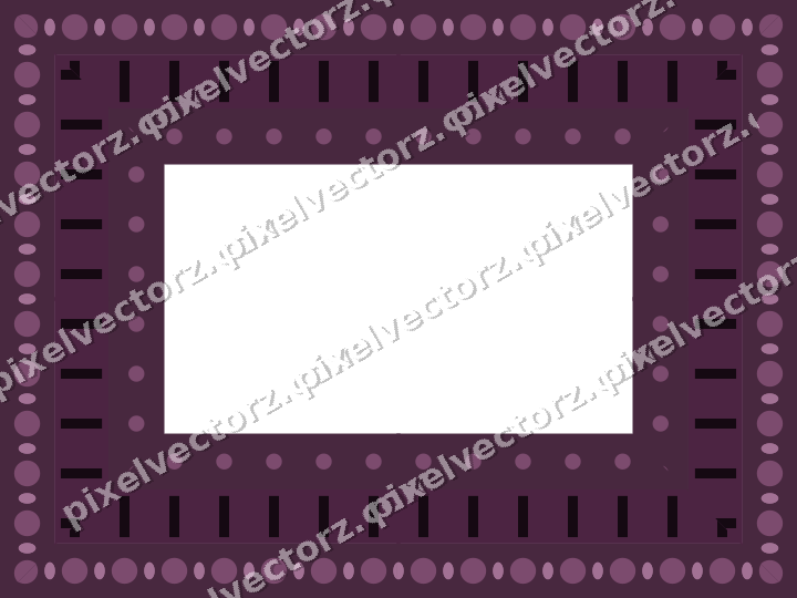 Decorative picture frame border in dark magenta with bead and reel