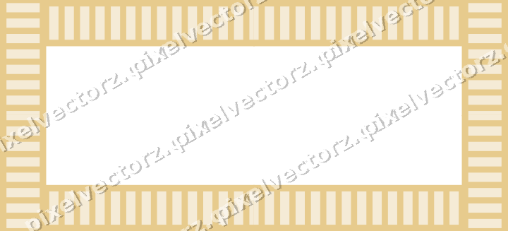 Decorative picture frame border in dark blue and amber with dentil