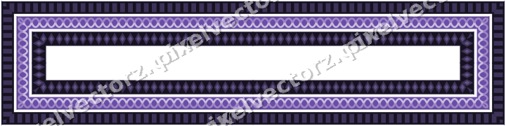 Decorative picture frame border in amber and purple with dentil