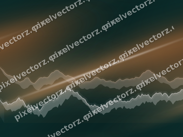 Nahtloser Neon Diagramm Hintergrund in Orange und Petrol