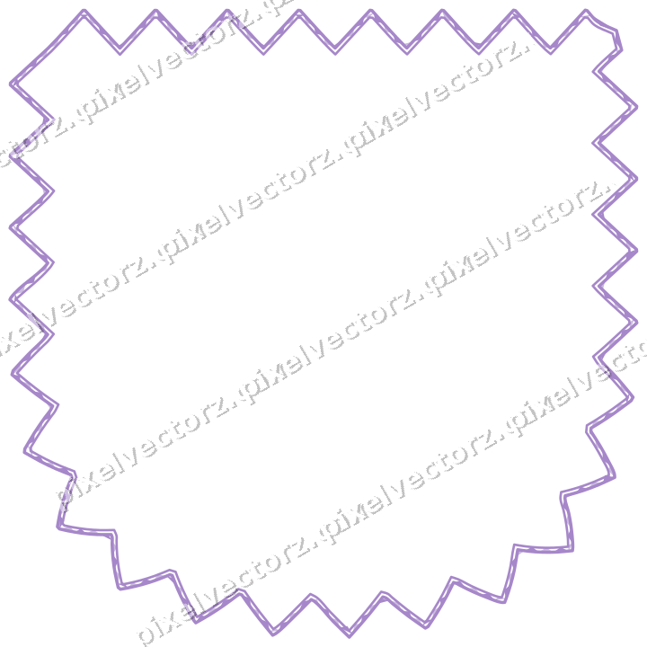Decorative line art frame in purple and blue with shield