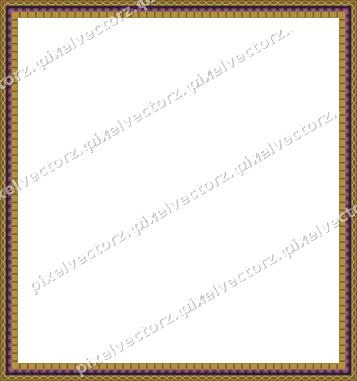 Decorative picture frame border in dark magenta with guilloche