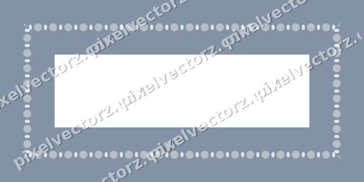 Decorative picture frame border in dark blue with bead and reel