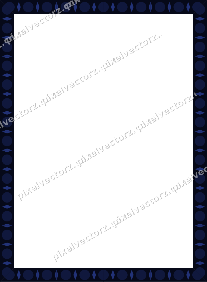 Decorative picture frame border in amber and blue with egg and dart