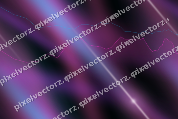 Nahtloser Neon Diagramm Hintergrund in Magenta und Violett