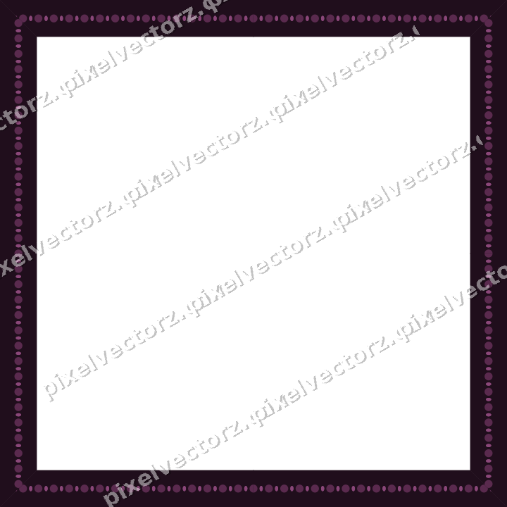 Decorative picture frame border in dark magenta with bead and reel