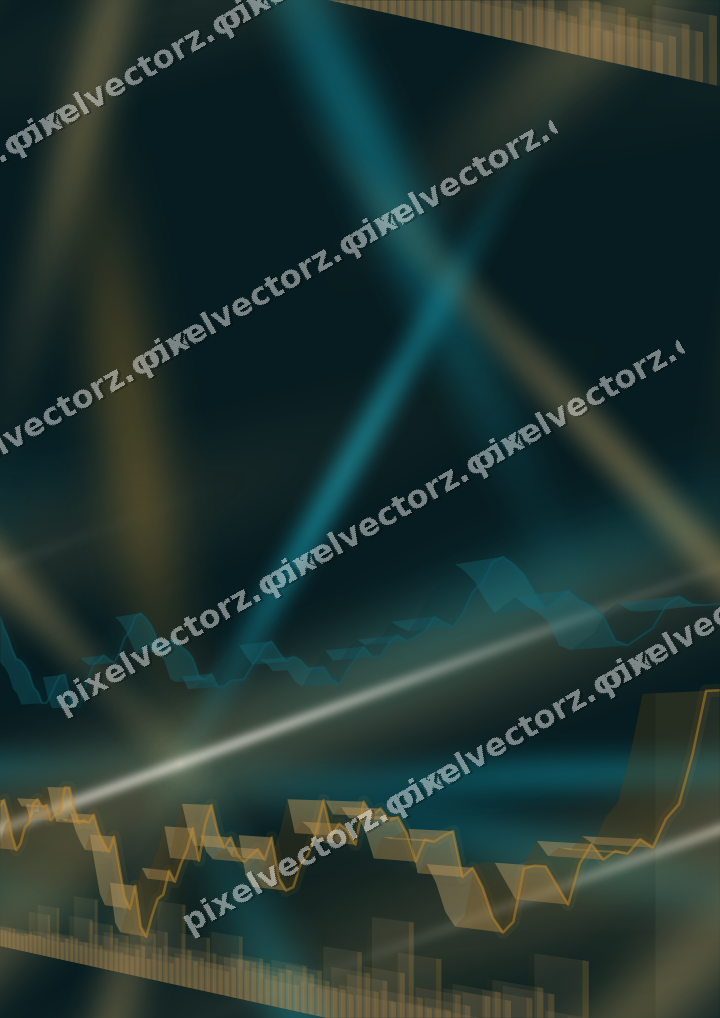 Nahtloser Neon Diagramm Hintergrund in Bernstein und Petrol